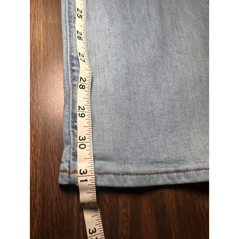 American Eagle Airflex+‎ Slim Straight Light Wash Blue Jeans Mens 36x32